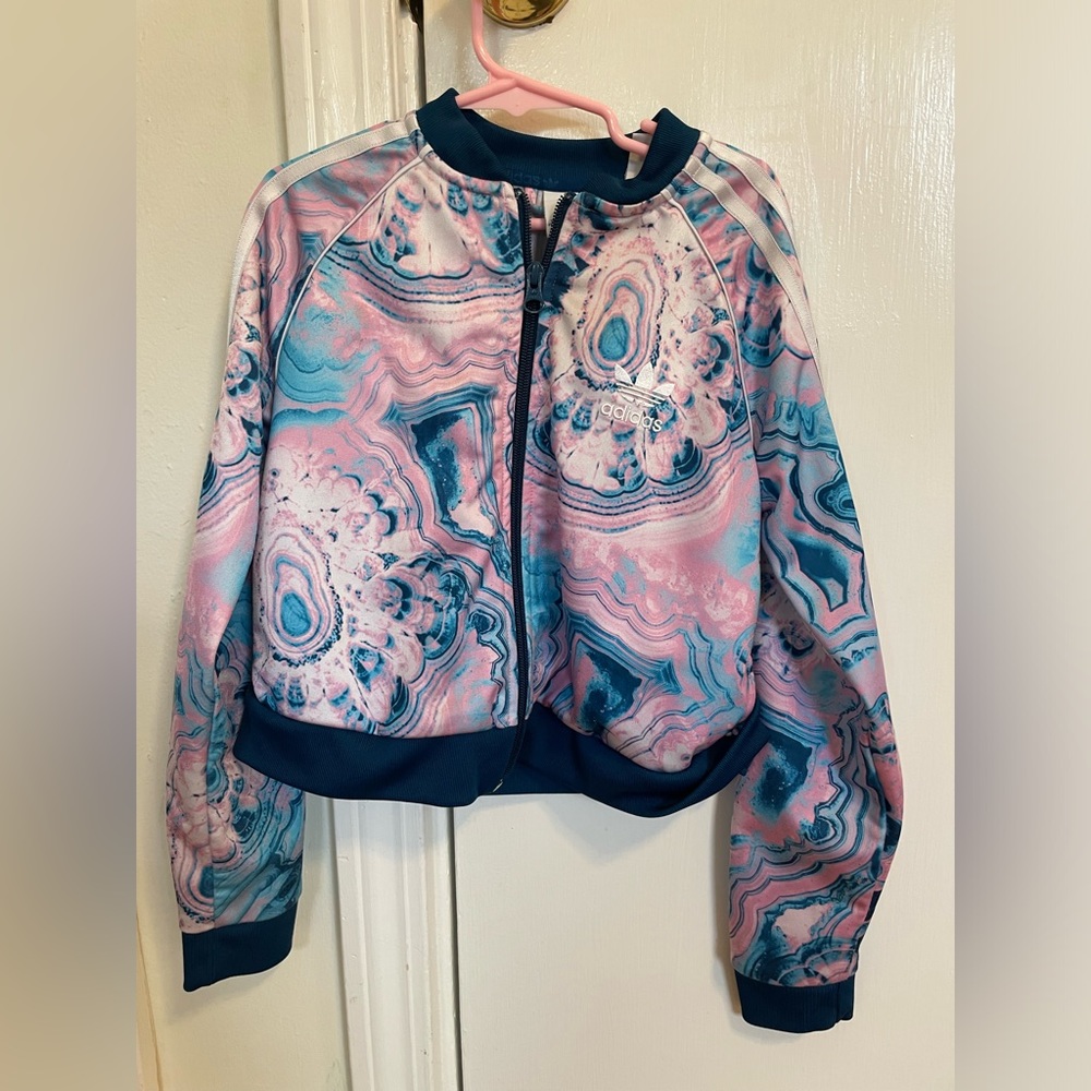 Adidas Girls Track Jacket Size Small